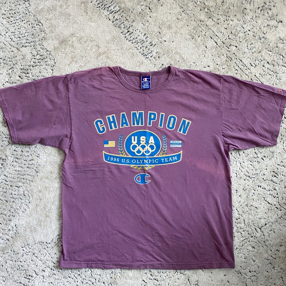 Vintage Champion Olympics Tee